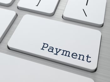 Payment Concept. Button on Modern Computer Keyboard with Word Partners on It.-1